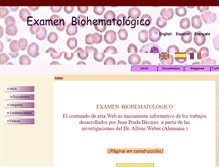 Tablet Screenshot of analisisbiohematologico.info